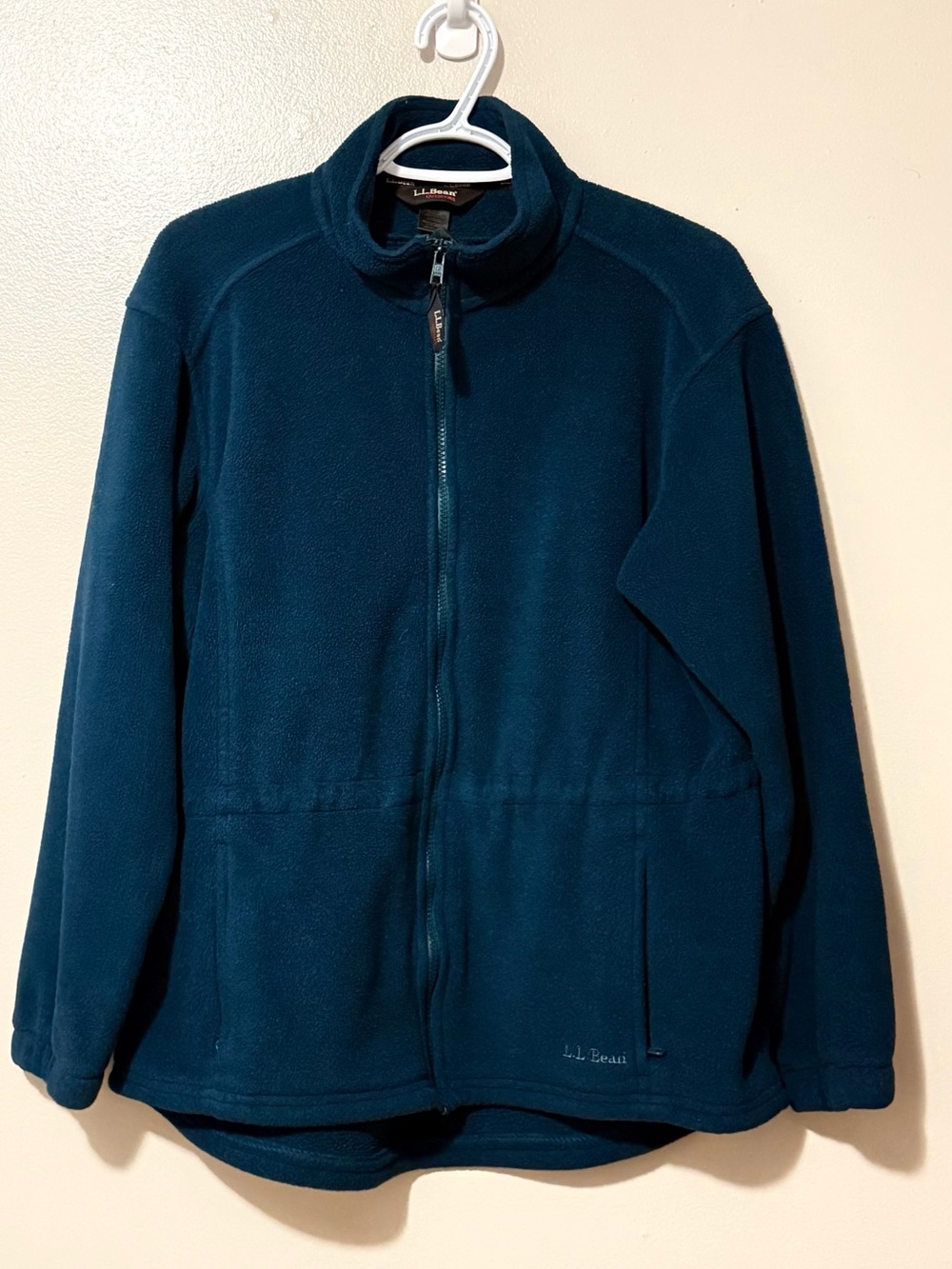 L.L. Bean Teal Full‑Zip Fleece Jacket